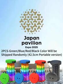 Portable Folding Telescopic Stool For Osaka Expo 2025 Queuing & Outdoor Travel – Heavy-Duty 400lbs Collapsible Chair For Long Lines, Camping, Picnic, BBQ & Hiking