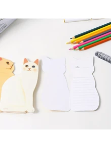 5 Stück/Set süße 3D Grußkarten mit Katzen-Motiv, Weihnachtskarten, Hochzeitseinladungen, Visitenkarten, Dankeskarten, Geburtstagsgeschenke, mit Umschlägen, Pop-up Geburtstagskarte, Geburtstagskartenset, Hochzeitseinladungsset