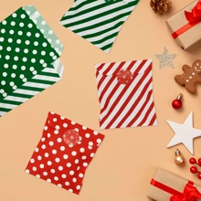 24 Stück Weihnachts-Papiertüten, Kraftpapier Süßigkeitstüten Geschenkverpackung Dekoration Leckereien Süßigkeiten Tüten für Kinder Mädchen Jungen Geburtstag Weihnachtsparty Gastgeschenke Weihnachtsdekorationen Weihnachtspyjamas Weihnachtsgeschenke Weihnachtsdekoration