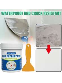 神奇墙面修补膏——轻松修补裂缝和孔洞！修补后消除色差，无需打磨，60秒快速干燥至白色（保护您的押金！）——租户和房主们，赶紧抢购，数量有限！