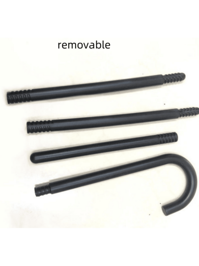 1pc Halloween Party Prop Stage Costume Prop All Black Cane Magician's Cane, Halloween Item, Trick Or Treat