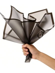 20 Sheets Luxury Gold Foil Edge Flower Wrapping Paper - Waterproof Bouquet Wrap, Premium Wedding Gift Packaging, Reusable Aesthetic Floral Craft Paper 22.8x22.8 Inches, Autumn And Winter Florist Supplies, DIY Gift Box Decor,Christmas Decor