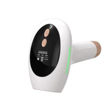 YTWO 8 级能量激光脱毛仪，永久无痛脱毛，适用于面部、腋下、比基尼线、四肢、手臂、腿部，自动和手动模式，使皮肤光滑，激光脱毛机，配有 2 个小灯头 - 英規插(220-240V) - 查看 10