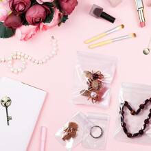 10/20件心形首饰小袋子可爱心形自封袋礼物自封袋返校