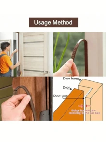 1 Cuộn gioăng cửa, gioăng chống trộm, gioăng tự dính cách âm, chống va chạm, chống thấm nước, chống côn trùng, chống bụi, chống gió. - Nhiều màu - Xem 6