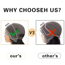 骨直发 13x4 蕾丝前发假发 巴西直发 湿发 透明蕾丝前发假发 女士专用 预拔婴儿秀发 150% 密度 自然色