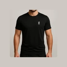 Men's Dry Fit T-Shirt Lightweight Breathable Fabric Various Colors Highest Quality - 灰色 - 查看 4