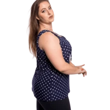 Kit 2 Women's Printed Plus Summer Tank Tops With Garter Belt - Các loại - Xem 4