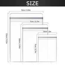 10/20件心形首饰小袋子可爱心形自封袋礼物自封袋返校