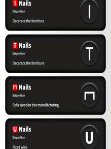 1Pc Multi-Functional 4-In-1 Heavy Duty Staple Gun, Manual Handheld Nailer, Iron Construction, No Batteries Required, Suitable For DIY Home Decor, Camping, And Industrial Use, Compatible With T-Type, U-Type, I-Type, And П-Type Staples. - Multicolor - View 9