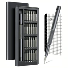 27-In-1 Precision Screwdriver Set, [Bearing Steel] Small Magnetic Mini Repair Tool Kit, Suitable For Phones, Computers, Watches, Laptops, Game Consoles, Glasses, Electronics - Style a - View 1