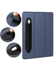 1pc Tablet Touch Pen Pouch, Capacitive Pen Protective Cover, Apple Pencil 2nd Gen Pen Sleeve Anti-Lost Pen Bag, Thin Portable Self-Adhesive Storage Pen Case