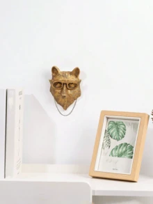 Animal Heads Wall Decor, Faux Deer Head Mount, Animal Sculptures Wall Decor, Resin Animal Head Wall Hanging Decoration For Living Room Bedroom Kitchen Gift,Deer