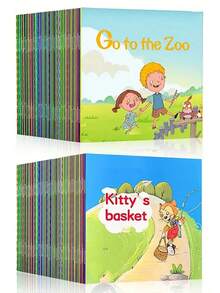 5 学龄前英语分级阅读 儿童英语绘本启蒙早教故事书60册 圣诞节、圣诞礼物、新年礼物 儿童英语分级阅读全套60册 儿童小学生课外有声读物绘本 - 彩色 - 查看 5