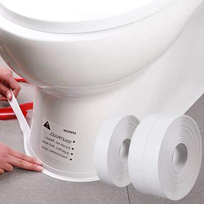 1/2 卷浴室和厕所填缝剂自粘式浴缸和墙壁密封胶带填缝密封剂填缝密封胶带适用于水槽、浴室、厕所、家居装饰、圣诞礼物、家居礼品、房间装饰