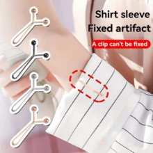 4/8/16/24pcs Invisible U-Shaped Clips - Non-Sewing Pants/Jeans Waist Reducer - Hem Fixers For Sleeves And Curtains - Multicolor - View 3