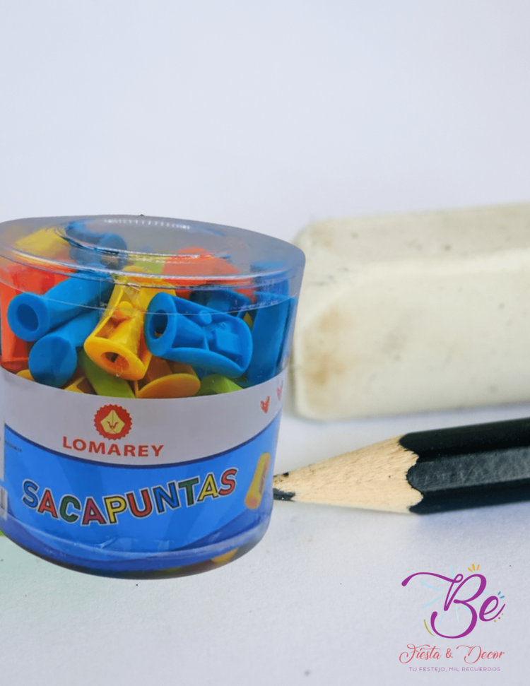 Sacapuntas Escolar Bote Con 72pz Hogar Oficina Escuela - Multicolor - Añade 4