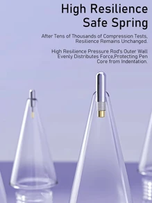 6-Pack Apple Pencil Tips 1/2 Gen & Pro | 3 Resistance Levels | Soft Universal Nibs For IPad Pro 2025-2018 | Stylus Pen Accessories