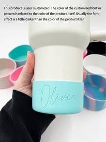 Personalized Name, Silicone Boots, Cups - Accessories Non-Slip Silicone Cup Cover, Suitable For 12-40oz Silicone Cup Cover, Non-Slip Protective Base, Suitable For Valentine's Day, Women, Mother's Day, Thanksgiving, Christmas Holiday Gifts - Female Cup Accessories Water Cup, Bottle Protection Bottom Cover, Cup Accessories