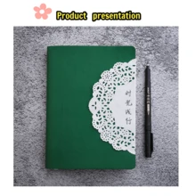 100/150/300 tờ giấy viền ren rỗng, giấy trang trí sổ tay tự làm, nhiều thông số kỹ thuật và hoa văn để lựa chọn, vật liệu thủ công trang trí tự làm, đồ dùng học tập làm sổ lưu niệm cá nhân hóa - trắng - Xem 5