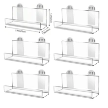 Giá treo đĩa than bằng acrylic, kệ trưng bày đĩa trong suốt, giá đỡ đĩa kiểu treo tường, có thể treo trên tường để trưng bày bìa album, CD, sách, tranh ảnh, và cũng có thể dùng làm khung ảnh. - trong suốt - Xem 9