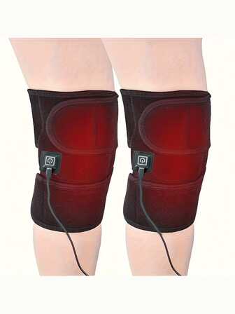 USB Powered Dual-Head Knee Massager, No Battery Needed - 3 Gear Heating Leg & Knee Massager, Comfortable Warm Holiday Gift Suitable For Easter, Christmas, Father's Day, Mother's Day To Give To Parents And Friends