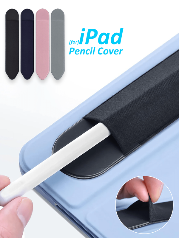 1pc Tablet Touch Pen Pouch, Capacitive Pen Protective Cover, Apple Pencil 2nd Gen Pen Sleeve Anti-Lost Pen Bag, Thin Portable Self-Adhesive Storage Pen Case