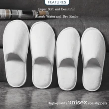 6-10 Pairs Spa Slippers, Non Slip Disposable Slippers For Guest, Washable Reusable, Which Can Be Used As Women Men, House, Indoor, Bathroom, Bedroom, Hotel, Bride Slippers Flip Flops Disposable Slippers Unisex Spa Slippers, Bulk Hotel Slippers, For Guest Use, Non-Slip Sole, Closed Toe, Soft, No Power Supply, Suitable For Bathroom, Weddings, Shoeless Homes