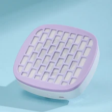 Acryl Nagel Staubsauger, Nagelsalon dedizierter Staubabsauger, Nagellüfter, Nagel Reinigungsgerät - Hochleistungs-Niedriggeräusch Nagel Staub Vakuum - Violett - Übersicht 3