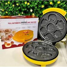 Mini electric non-stick breakfast maker crea siete waffles o pancakes diferentes máquina multifuncional fácil de usar accesorios para cocina diseño compacto control temperatura materiales resistentes limpieza sencilla desayuno práctico diario - Tipo de Enchufe A USA (110-127V) - Ver 1