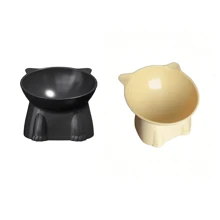 1/2 pièces Bol pour chat, Plateau incliné à 15 degrés anti-vomissement, Base stable, Difficile à renverser, Station d'alimentation ou d'abreuvement pour animaux de compagnie, Accessoires pour chat, Bol à nourriture pour chat, Set de bols pour chat, Convient aux chats et chiens d'intérieur, Peut être nettoyé au lave-vaisselle