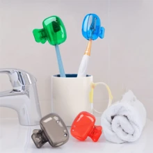 Protezione per testina dello spazzolino - Design facile da aprire e chiudere, senza alcol necessario, doppio utilizzo a casa, in viaggio, in bagno e in ufficio - Mantiene pulito e senza germi, accessori igienici, materiale in plastica portatile.