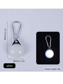 1pc PVC Thickened Latex LED Glow Anti-Lost Dog Walking Light, Pet Pendant, Pet Supplies