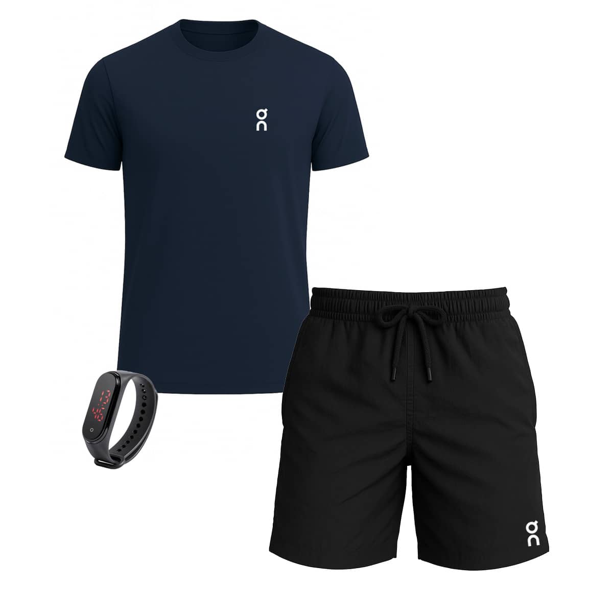 Men's Dry Fit T-Shirt Lightweight Breathable Fabric Various Colors Highest Quality - Navy Blue - View 1