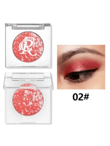 1 pieza Sombra de ojos brillante y maravillosa - Polvo de sombra de ojos con acabado de brillo y degradado multicolor, sin grasa y sin desvanecimiento, sombra de ojos con brillo y purpurina para graduación, cumpleaños, vacaciones, verano, otoño, otoño, Y2K, moda elegante, maquillaje de marca para mujeres, cosmética, belleza, fiesta, playa, viaje, campamento, al aire libre, escuela, campus, festivales, decoración, regalo, presente, chica rosa, cosplay, mejor color, encanto, vibra