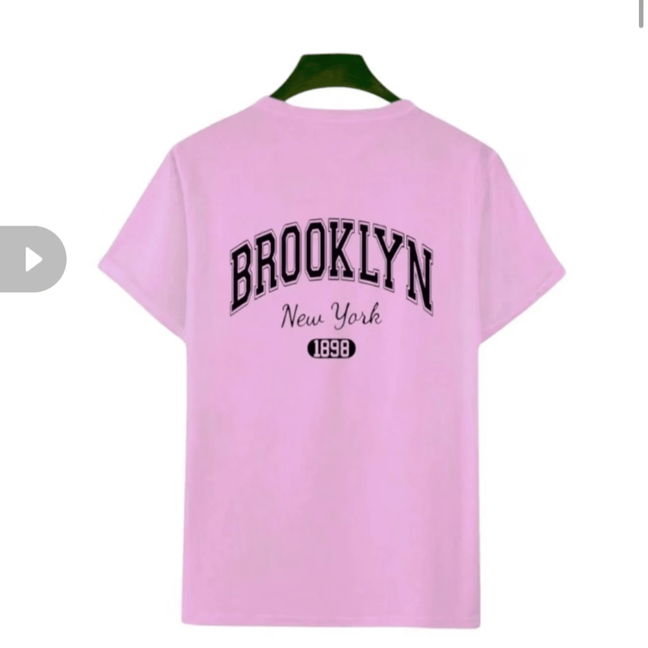 Camiseta T-Shirt  Casual Com Estampa E DTF Brooklyn