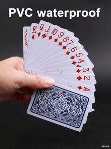 1pc Deluxe Playing Card Set - Playing Cards, Unique Design, Suitable For All Card Games And Outdoor Entertainment, Stitch Toys, Travel Toys, Classroom Fidget Toys, Mini Stuff Bath Toys, Christmas Stationery, Stress Ball, Birthday Gift, Christmas Gift, Halloween Gift, Christmas Eve Gift, Perfect Gift, Gift, Toys, Games - Multicolor - View 1