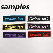 Custom 2 Spring Color Name Stickers Can Be Used For Hat, Scarf, Backpack Decoration,Can Iron On Or Sew On Or Hook And Loop On Backing - Multicolor - View 9