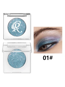 1 pieza Sombra de ojos brillante y maravillosa - Polvo de sombra de ojos con acabado de brillo y degradado multicolor, sin grasa y sin desvanecimiento, sombra de ojos con brillo y purpurina para graduación, cumpleaños, vacaciones, verano, otoño, otoño, Y2K, moda elegante, maquillaje de marca para mujeres, cosmética, belleza, fiesta, playa, viaje, campamento, al aire libre, escuela, campus, festivales, decoración, regalo, presente, chica rosa, cosplay, mejor color, encanto, vibra