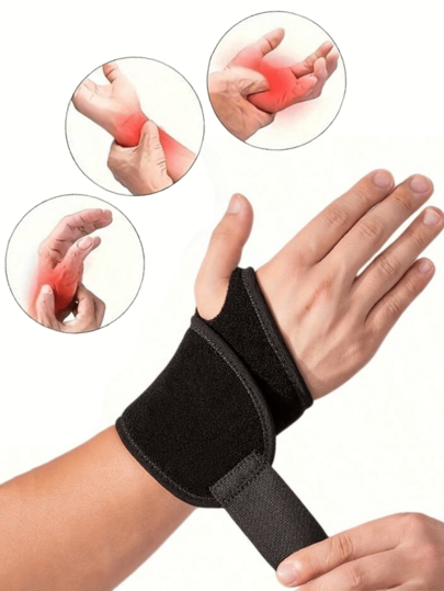 1 Stück Gym Schwitzband Sport Armband Neue Handgelenk Bandage Handgelenk Stütze Schiene für Frakturen, Karpaltunnelsyndrom, Fitness