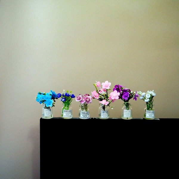 5pcs/Set, 4pcs/Set, 6Pcs/Set,Or 1pc [Random Style] Cute Vase Set Desktop Decoration, Office Accessories,Decompression Figurine Accessories, Mini Desktop Decorations, Computer Monitor, Office Space