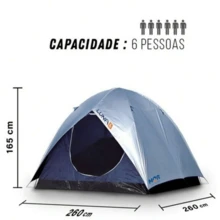 Bestway Mor Luna 6-Person Waterproof Camping Tent With Flyscreen - 彩色 - 查看 4