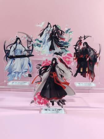 1pc Anime "The Founder Of Diabolism" Acrylic Standee - Action Figure Display, Desk & Home Decor Figurine Statue, Valentine's Day, Perfect Birthday Gift For Friends.