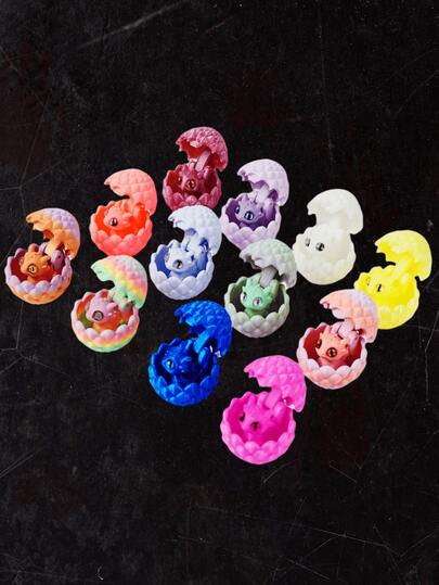 قطعة واحدة من بيضة التنين المطبوعة ثلاثية الأبعاد، نموذج مصغر، بيضة تنين مصغرة قابلة للقلب، هدية عيد الميلاد ديكور رنة؛ نموذج إبداعي للديكور، مناسب للمنزل ومكتب، أفضل هدية للرجال، متوفر ب- 7 ألوان حلوى، جميع المواصفات يتم شحنها عشوائيًا - بما في ذلك تلك التي ليست في الصورة. (لون العين عشوائي).