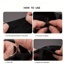 4/8/16/24pcs Invisible U-Shaped Clips - Non-Sewing Pants/Jeans Waist Reducer - Hem Fixers For Sleeves And Curtains - Multicolor - View 10