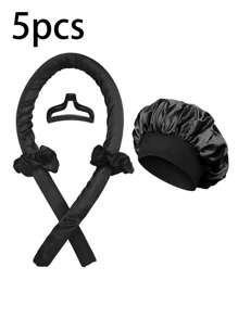 5pcs/Set Heatless Curling Rod HeadbandIncludes: No Heat Hair Curler, Satin Sleep Cap, No Heat Hair Band, Hair Rings,Soft Sleep Cap, Comfortable Hair Waver, Flexible Styling Tools,For For Women Long Hair Wavy & Curly Hairstyles, Slouchy Hair Curlers Styling Tools Home Bathroom Decor,Back To School,Travel Holiday Essentials,Hair Accessories For Women,Ideal Gift For Mom Or Girlfriend ,Heatless Hair Curler.,Hair Curlers,Curly Hair Brush,Rollers,Curly Hair Products,Curler,Rollers For Hair,Hair Curl,Curly Hair Tools,Hair Roller,Hair,Hair Rollers,Curly Hair,Heatless Curl,Heatless Curls,Hair Curler,Barber,Hair Tools,Hair Products,Hair Accessories,Hair Curlers,Barber Accessories,Travel,Rollers,Hair Stuff,Hair Accessories,Curly Hair Products,Curler,Rollers For Hair,Hairdressing Equipment,Accessories,Hair Curl,Curly Hair Tools,Hair Roller,Christmas,Barbershop,Hair Curling Iron, Barber Accessories, Hair Accessories, Curling Iron, Hairdressing