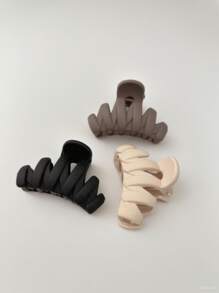 3 piezas Pinzas de plástico medianas para el cabello de mujer, accesorios para el cabello, accesorios de otoño, pinzas para el cabello de invierno, accesorios para atuendos de vacaciones para mujer