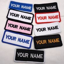Customize Rectangle Patch With Special Font Name Patch Can Sew On Or Hook And Loop Backing - Multicolor 2 - View 9