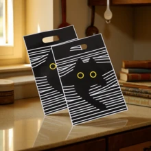 Cross-Border New Products Cartoon Pearlescent Film Handbag Party Gift Handbag Plastic Pearlescent Gift Bag Candy Bag Plastic Return Gift Bag - Multicolor - View 5