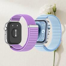 2 piezas Correas de reloj de nailon, diseño de , compatibles con relojes Fit 3/Fit 4/Fit 4 Pro, correa deportiva ajustable y transpirable, unisex - Para reloj Fit3/Fit4/Fit4 Pro - Ver 17